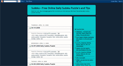 Desktop Screenshot of cheesesayssudoku.blogspot.com