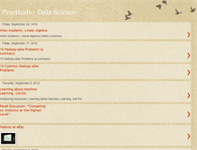 Tablet Screenshot of practicals-datascience.blogspot.com