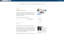 Desktop Screenshot of phraseaday2010.blogspot.com