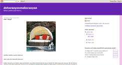Desktop Screenshot of dekorasyonmekorasyon.blogspot.com