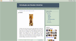 Desktop Screenshot of introducaoaosestudosliterarios.blogspot.com