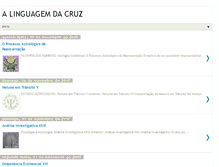 Tablet Screenshot of alinguagemdacruz.blogspot.com