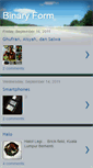 Mobile Screenshot of binaryform.blogspot.com