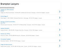 Tablet Screenshot of brampton-lawyers-list.blogspot.com