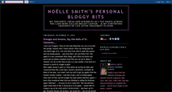 Desktop Screenshot of noellesbloggybits.blogspot.com