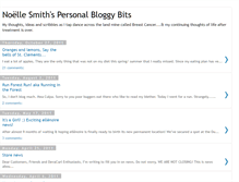Tablet Screenshot of noellesbloggybits.blogspot.com