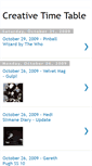Mobile Screenshot of creativetimetable.blogspot.com