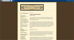 Desktop Screenshot of gildedpages.blogspot.com