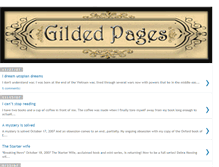 Tablet Screenshot of gildedpages.blogspot.com