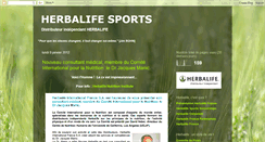 Desktop Screenshot of herbalifesports.blogspot.com