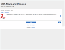 Tablet Screenshot of ccaupdate.blogspot.com