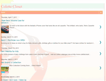 Tablet Screenshot of colettecloset.blogspot.com