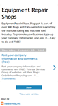 Mobile Screenshot of equipmentrepairshops.blogspot.com