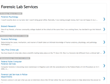 Tablet Screenshot of forensiclabworks.blogspot.com