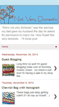 Mobile Screenshot of notverydomestic.blogspot.com