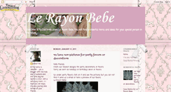 Desktop Screenshot of lerayonbebe.blogspot.com