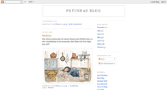 Desktop Screenshot of fofinhasblog.blogspot.com