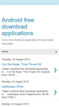 Mobile Screenshot of androidfreedownloadapplications.blogspot.com
