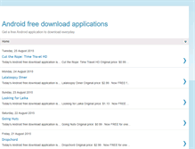 Tablet Screenshot of androidfreedownloadapplications.blogspot.com