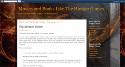 Desktop Screenshot of like-the-hunger-games.blogspot.com