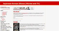 Desktop Screenshot of japanese-korean-shows.blogspot.com