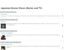 Tablet Screenshot of japanese-korean-shows.blogspot.com