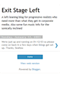 Mobile Screenshot of exitstageleft.blogspot.com
