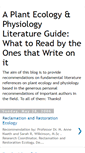 Mobile Screenshot of plantecophys.blogspot.com