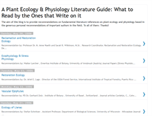 Tablet Screenshot of plantecophys.blogspot.com