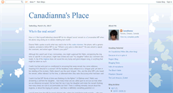 Desktop Screenshot of canadianna.blogspot.com