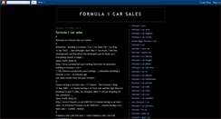 Desktop Screenshot of formula1carsales.blogspot.com