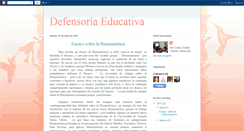 Desktop Screenshot of defensoriaeduc.blogspot.com