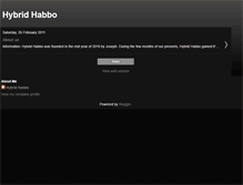Tablet Screenshot of hybridhabbo.blogspot.com