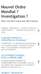 Mobile Screenshot of nouvelordremondialinvestigation.blogspot.com