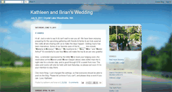 Desktop Screenshot of kathleenandbrianswedding.blogspot.com