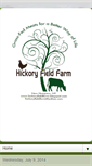 Mobile Screenshot of hickoryfieldfarm.blogspot.com