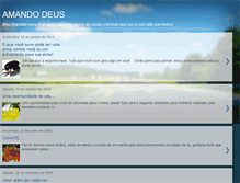 Tablet Screenshot of amandodeus.blogspot.com