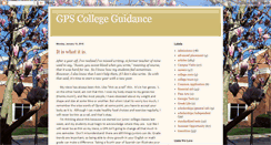 Desktop Screenshot of gpscollegeguidance.blogspot.com