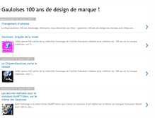 Tablet Screenshot of gauloises-100ans-de-design-de-marque.blogspot.com