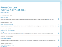 Tablet Screenshot of phonechatlines.blogspot.com