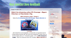 Desktop Screenshot of livesoccer-livefootball.blogspot.com