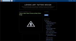 Desktop Screenshot of loversarttattoodesign.blogspot.com