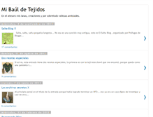 Tablet Screenshot of mibauldetejidos.blogspot.com