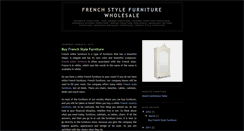 Desktop Screenshot of frenchstylefurniturewholesale.blogspot.com