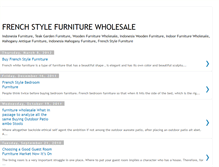 Tablet Screenshot of frenchstylefurniturewholesale.blogspot.com