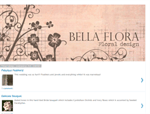 Tablet Screenshot of bellafloradesign.blogspot.com