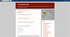 Desktop Screenshot of katrina-files.blogspot.com