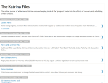 Tablet Screenshot of katrina-files.blogspot.com