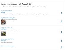 Tablet Screenshot of motorcycles-andhotmodelgirl.blogspot.com