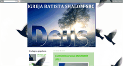 Desktop Screenshot of igrejabatistashalom-sbc.blogspot.com